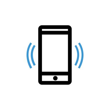 akıllı telefon simgesi basit vektör illüstrasyonu