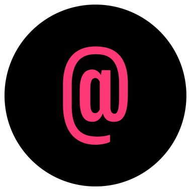 E-posta. Web simgesi basit illüstrasyon