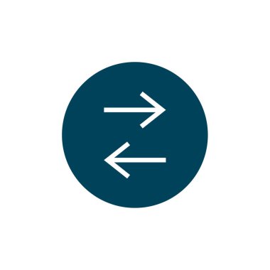 ok simgesi vektörü beyaz arkaplanda izole edildi, ok şeffaf işareti 