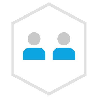 Bir grup insanın vektör çizimi