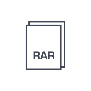 Beyaz arkaplanda izole edilmiş belge simgesi vektörü