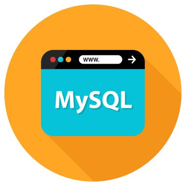 Web Geliştirme basit simgesi, vektör illüstrasyonu