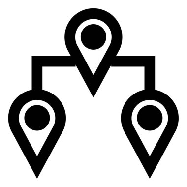 GPS ve Navigasyon simgesi vektör illüstrasyon tasarımı    