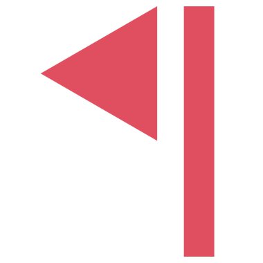 Modern yer imi simgesinin vektör illüstrasyonu   