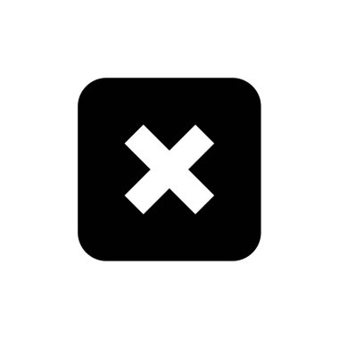 Silme simgesinin vektör illüstrasyonu 