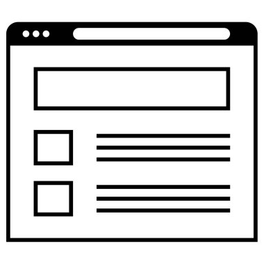 wirefram simgesi vektör illüstrasyonu