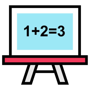 Eğitim simgesi, vektör illüstrasyonu 