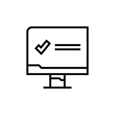 bilgisayar simgesi vektör illüstrasyonu