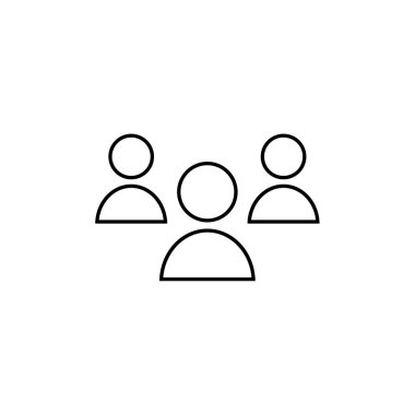 grup simgesi. vektör simgesi 