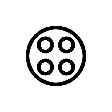 Soyut çokgen geometrik simge, vektör illüstrasyonu 