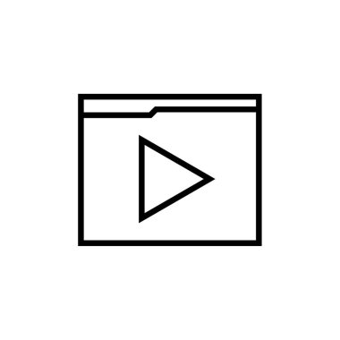 wirefram simgesi vektör illüstrasyonu