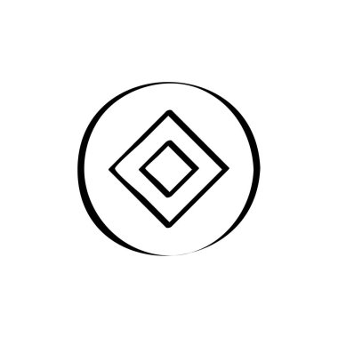 altıgenin vektör çizimi 