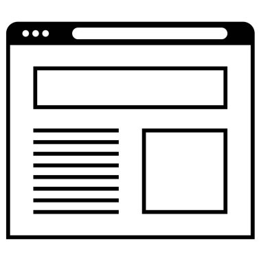 wirefram simgesi vektör illüstrasyonu