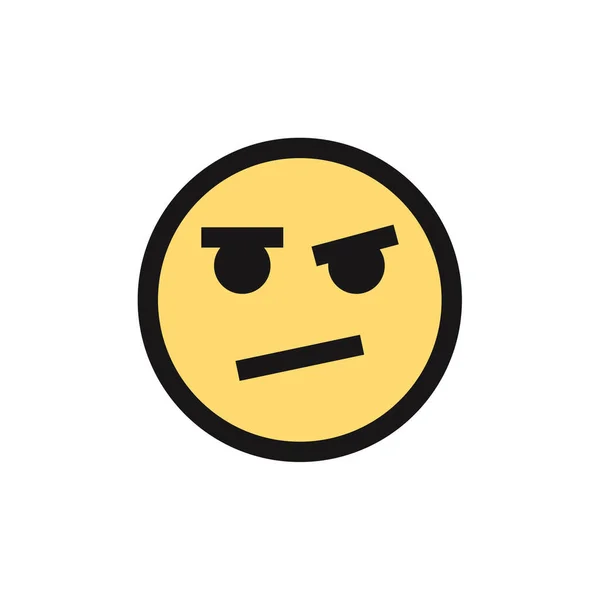 Emoji Ikon Ansiktsuttryck Emotion Symbol Vektor Illustration — Stock vektor