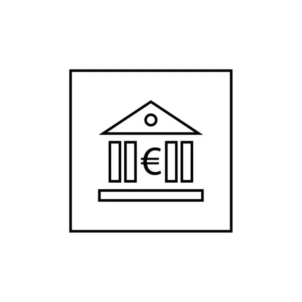 Vector Illustration Banking Modern Icon — 图库矢量图片