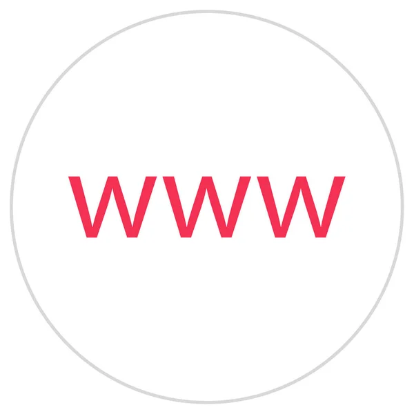 Icona Vettoriale Del Browser Isolata Sfondo Bianco Progettazione Siti Web — Vettoriale Stock