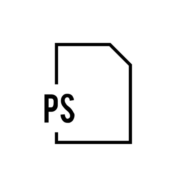 Bestandsnaam Extensie Pictogram — Stockvector