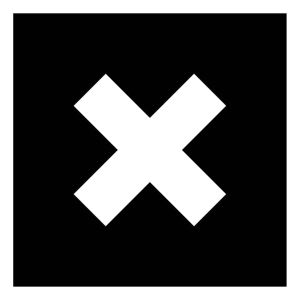 Icône Croix Illustration Vectorielle — Image vectorielle
