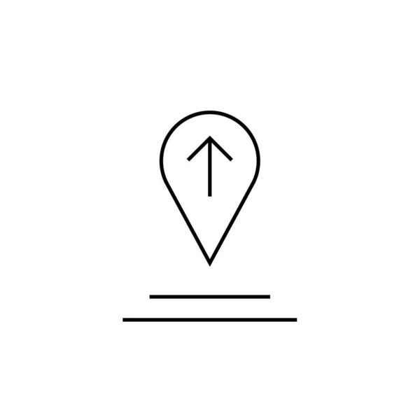 Gps Navigation Icon Vector Illustration Design — Stock Vector