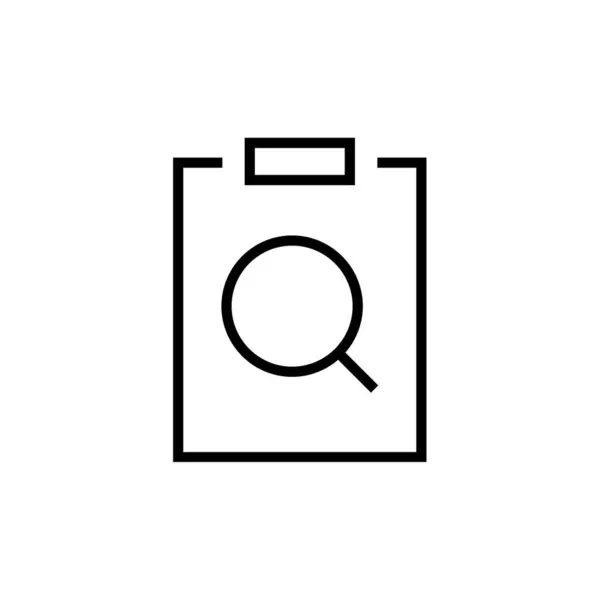 Vector Icono Búsqueda Aislado Fondo Blanco Para Diseño Web Aplicación — Archivo Imágenes Vectoriales