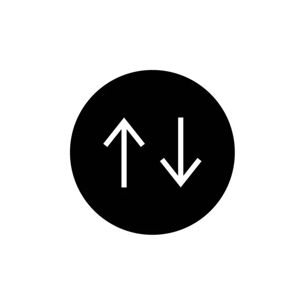 Flechas Ilustración Icono Simple Web — Vector de stock