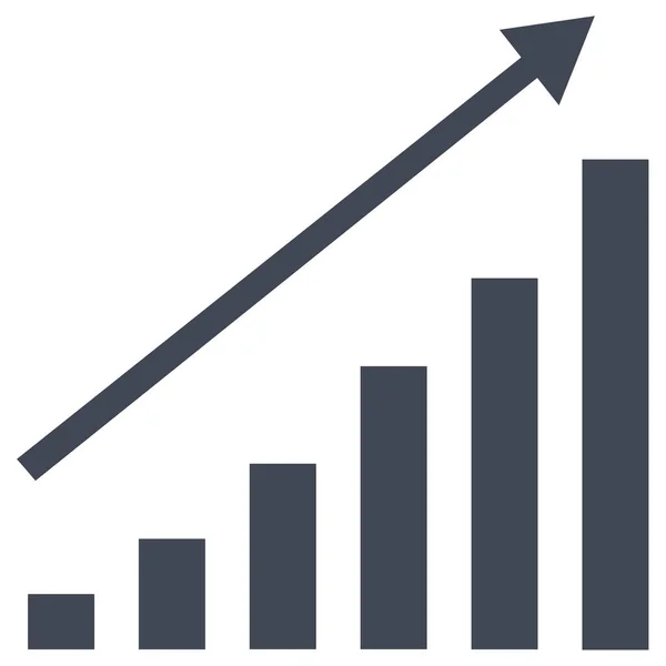 Grafu Graf Ikony Vektorové Ilustrace — Stockový vektor