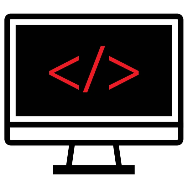 Web Development Icon Vector Illustration — Stock Vector
