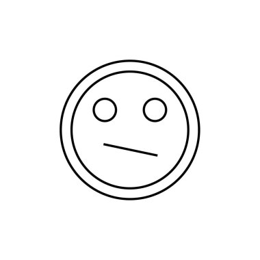 emoji, yüz ifadesi sembolü, simge simgesi, vektör illüstrasyonu