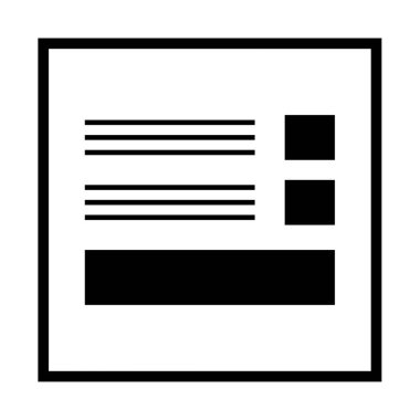 Kablolar modern simge, vektör illüstrasyonu