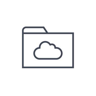 Dosya. Web simgesi basit illüstrasyon          