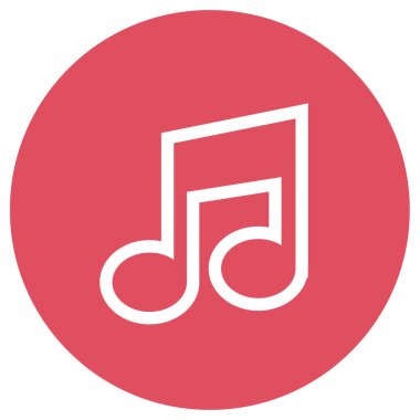 Müzik notası. Basit resimleme