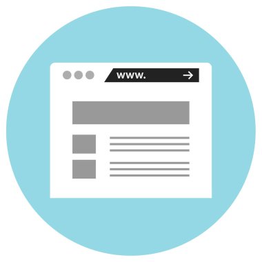 wirefram simgesi vektör illüstrasyonu