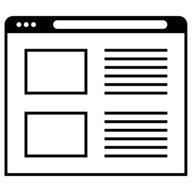 wirefram simgesi vektör illüstrasyonu