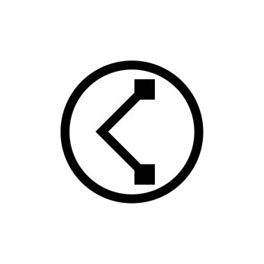 Soyut çokgen geometrik simge, vektör illüstrasyonu 