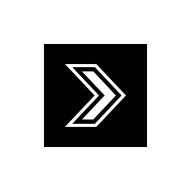 ok simgesi vektör illüstrasyonu   