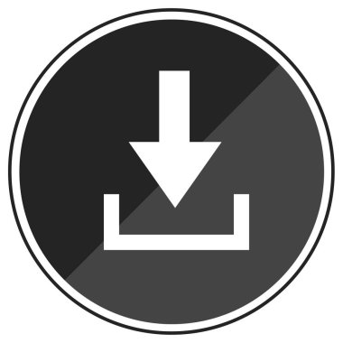 siyah ve beyaz vektör simgesi