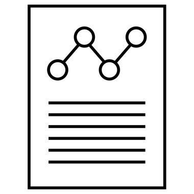 Modern simge ve vektör illüstrasyonunu bildir