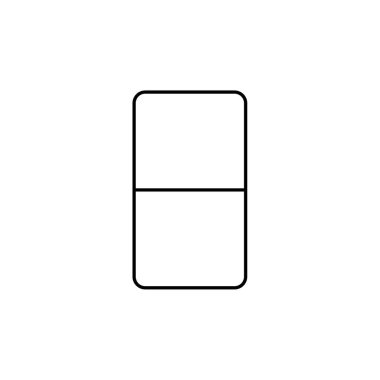 çizgi renk kare çerçeve simgesi, vektör illüstrasyonu 