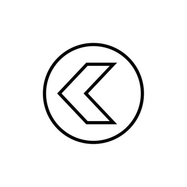 ok simgesi vektör illüstrasyonu