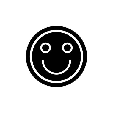 Gülümse ikon vektör illüstrasyonu