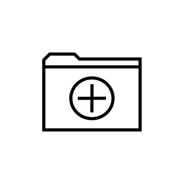 Web ve mobil uygulama tasarımınız için beyaz arkaplanda izole edilmiş dizin simgesi vektörü, pano logosu konsepti