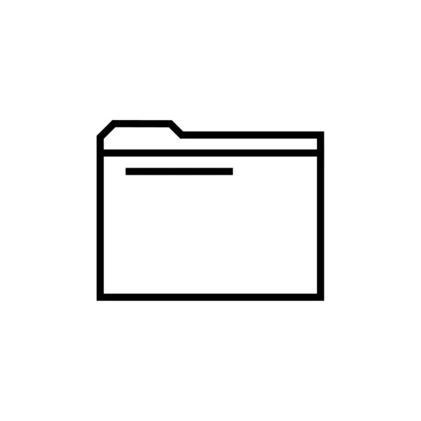 Archiv Složek Webová Ikona Jednoduchá Ilustrace — Stockový vektor