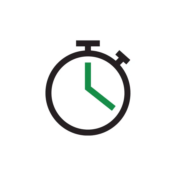 Ilustração Vetor Ícone Relógio —  Vetores de Stock