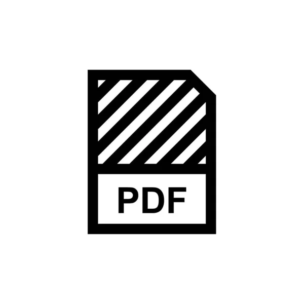 Pdf Extension Nom Document — Image vectorielle