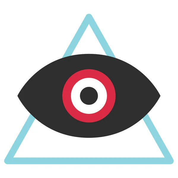 Eye Flat Vector Icon — Stock Vector