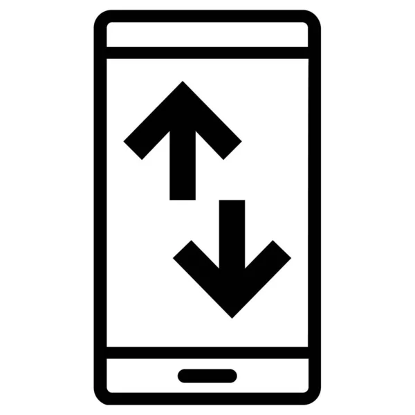 Vector Illustratie Van Smartphone Icoon — Stockvector