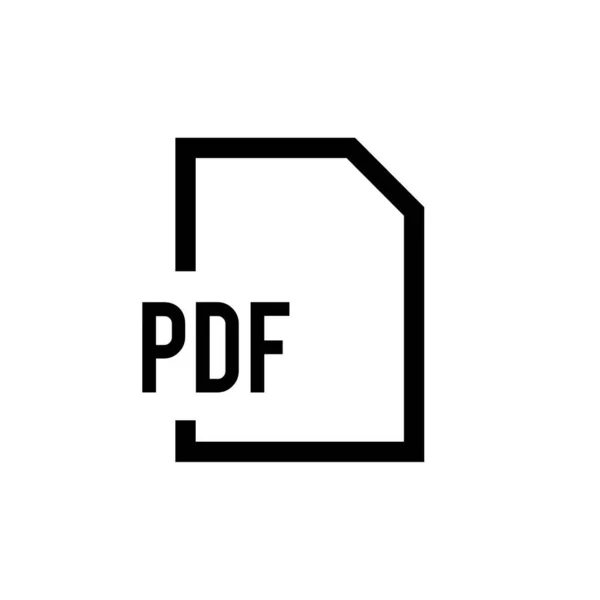 Pdf Nome Documento Extensão —  Vetores de Stock