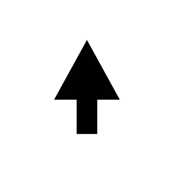 Diseño Flecha Simple Vector Ilustración — Archivo Imágenes Vectoriales