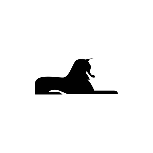 Köpek Simgesi Logo Vektör Illüstrasyonu — Stok Vektör