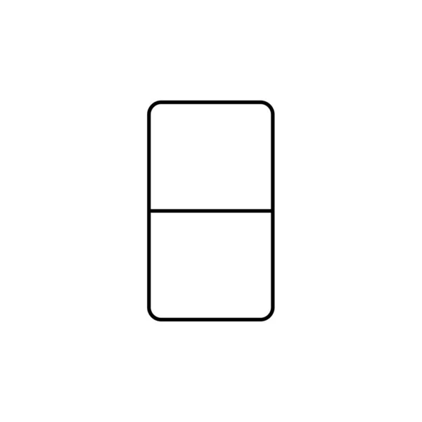 Linienfarbe Quadratisch Rahmensymbol Vektorillustration — Stockvektor